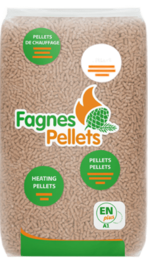 Granulés de bois DIN+ 15 kg – Fagnes Pellets