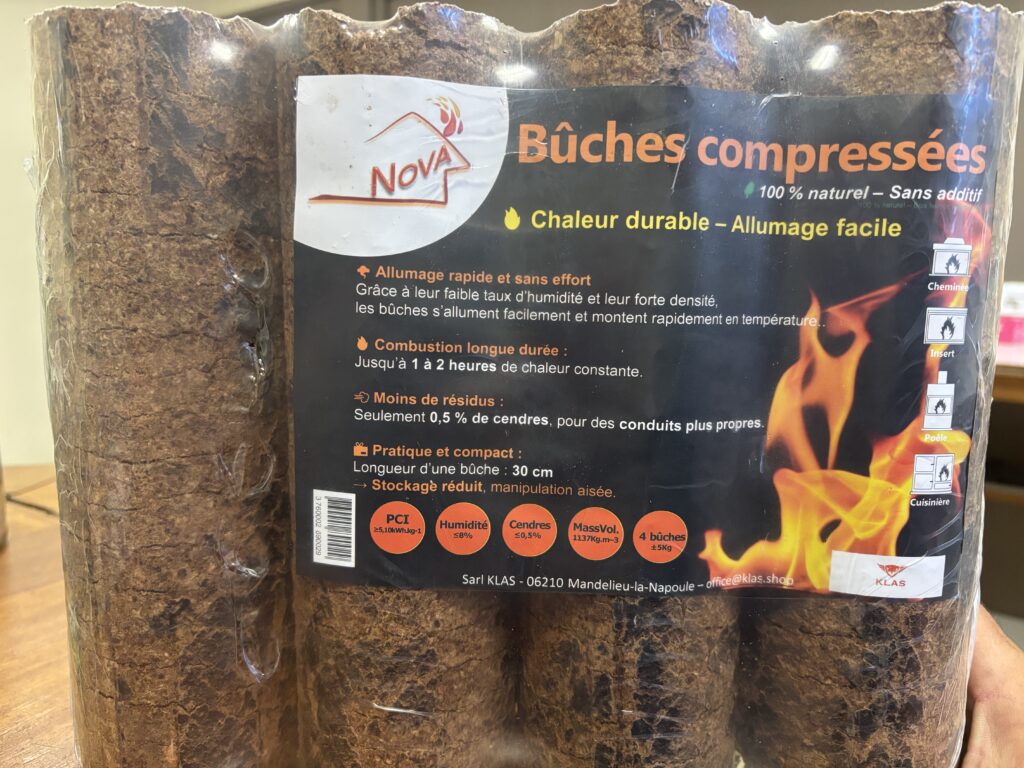 100% naturel - sans additifAllumage rapide et sans effort